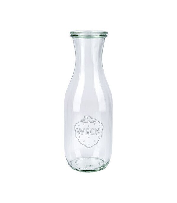 Weck - Bouteille verre WECK® avec 2 clips inox