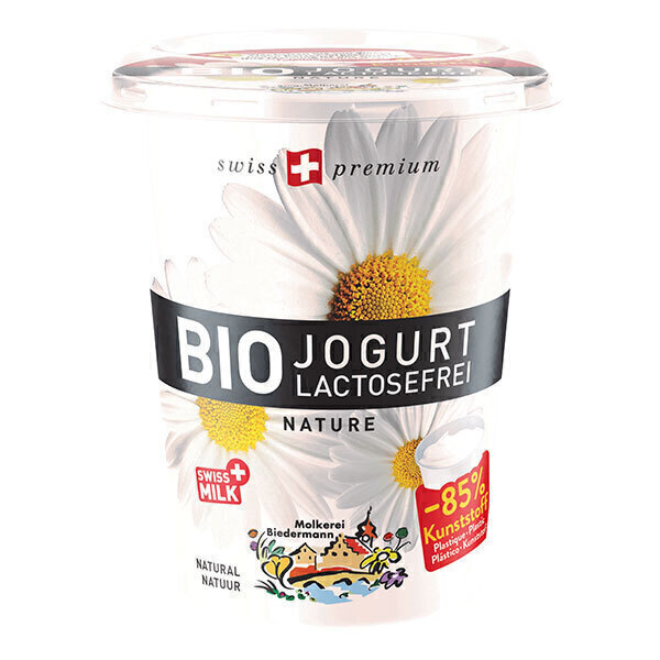 BIEDERMANN - Yaourt nature sans lactose 450g