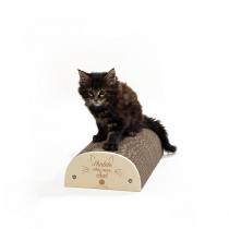 Homycat - Griffoir rechargeable "J'habite chez mon chat"