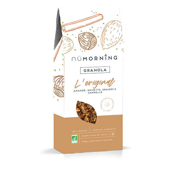 nüMorning - Granola l'Original amande, noisette, graines et cannelle 300g