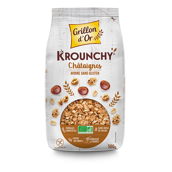 Grillon d'or - Krounchy Châtaignes sans gluten 500g