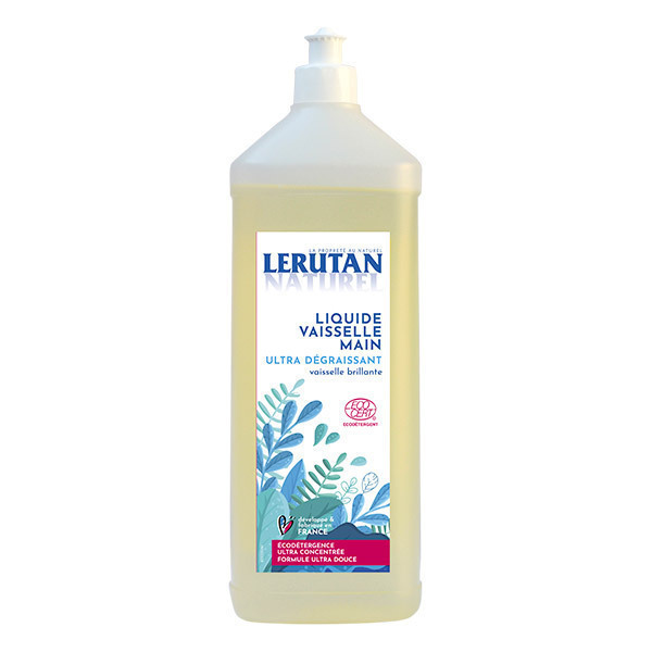 Lerutan - Liquide vaisselle mains ultra dégraissant 1L