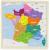 Puzzle Carte de France (72 pièces) - Ulysse