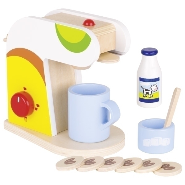 Goki - Machine à café en bois pour enfant - Goki