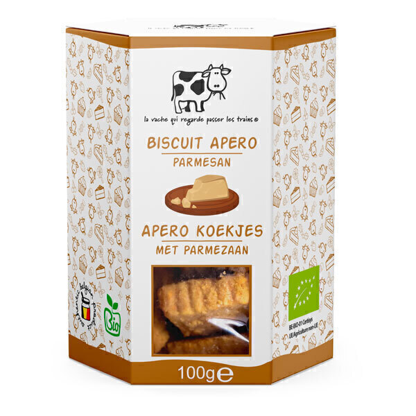 Biscuits Apero Au Parmesan 100g La Vache Greenweez