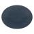 Plat ovale 41.5 cm bohemia bleu