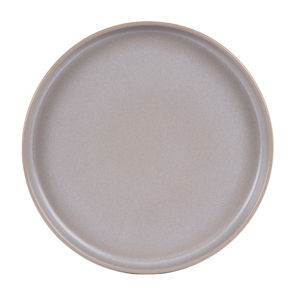 Table Passion - Assiette plate 26 cm uno gris réactif (lot de 6)
