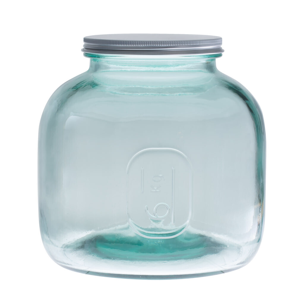 Table Passion - Pot en verre recyclé avec couvercle vissable 6 l