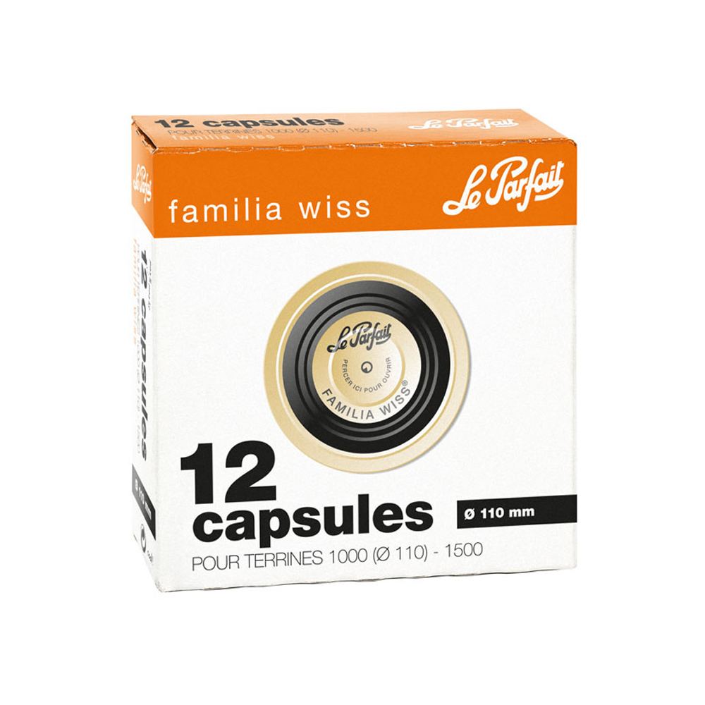 Le Parfait - Boite de 12 capsules familia wiss 11 cm