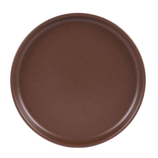 Table Passion - Assiette plate 26 cm uno chocolat (lot de 6)