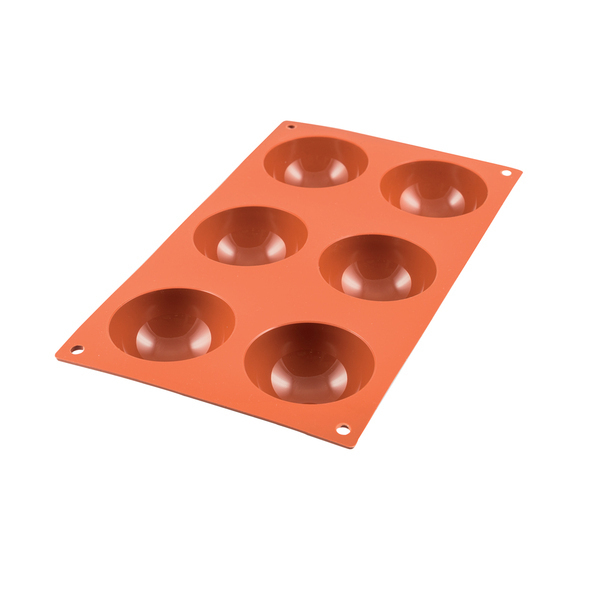 Silikomart - Moule 6 demi sphères en silicone