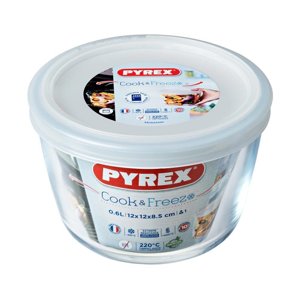 Pyrex - Plat rond cook & freeze 0,6l