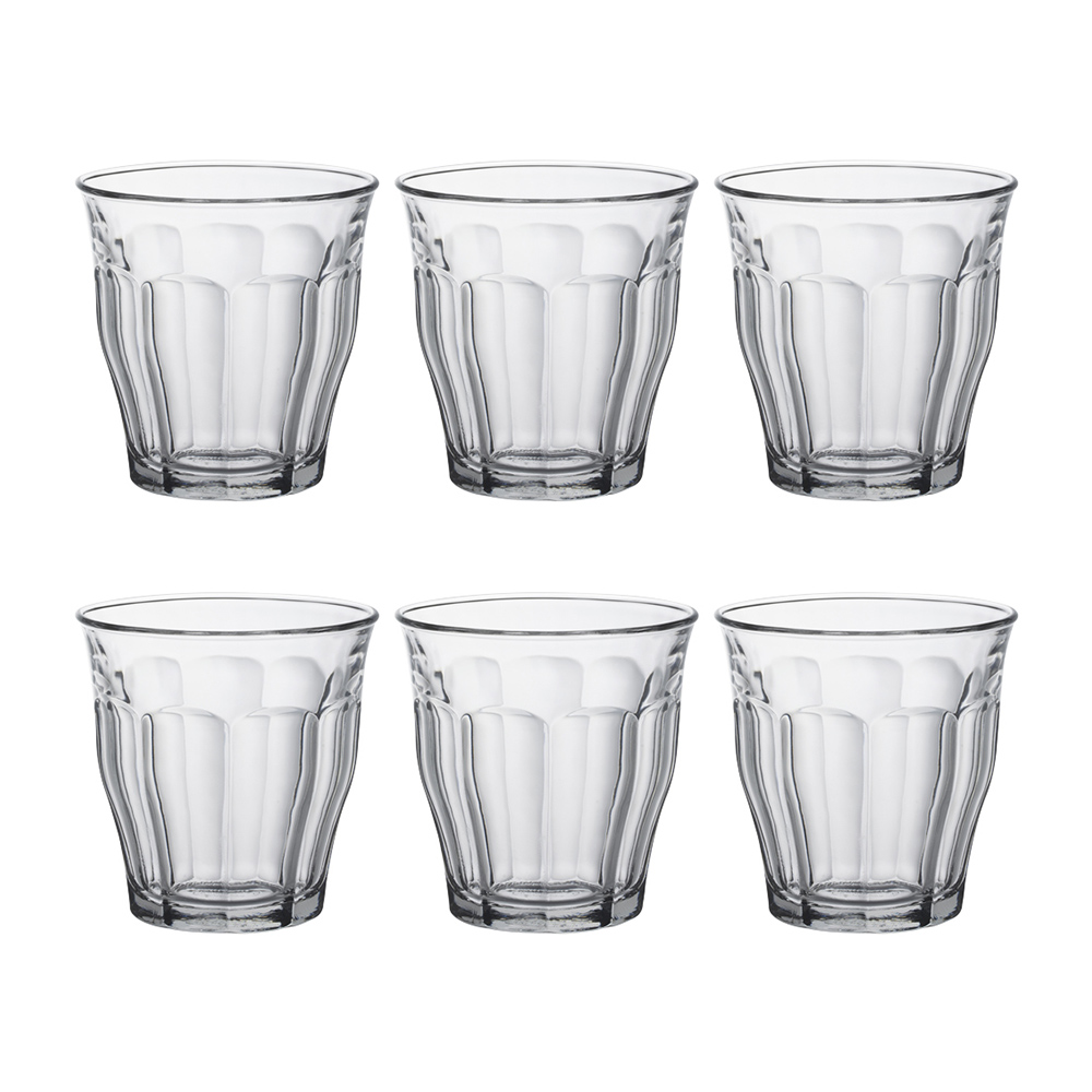 Duralex - Boite de 6 picardie transparent gobelet 16 cl Duralex - Boite de 6 picardie transparent gobelet 16 cl