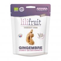 Lilifruit - Gingembre confit en bâtonnets 150g bio