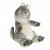Peluche Bouillotte dino gris - Made in France