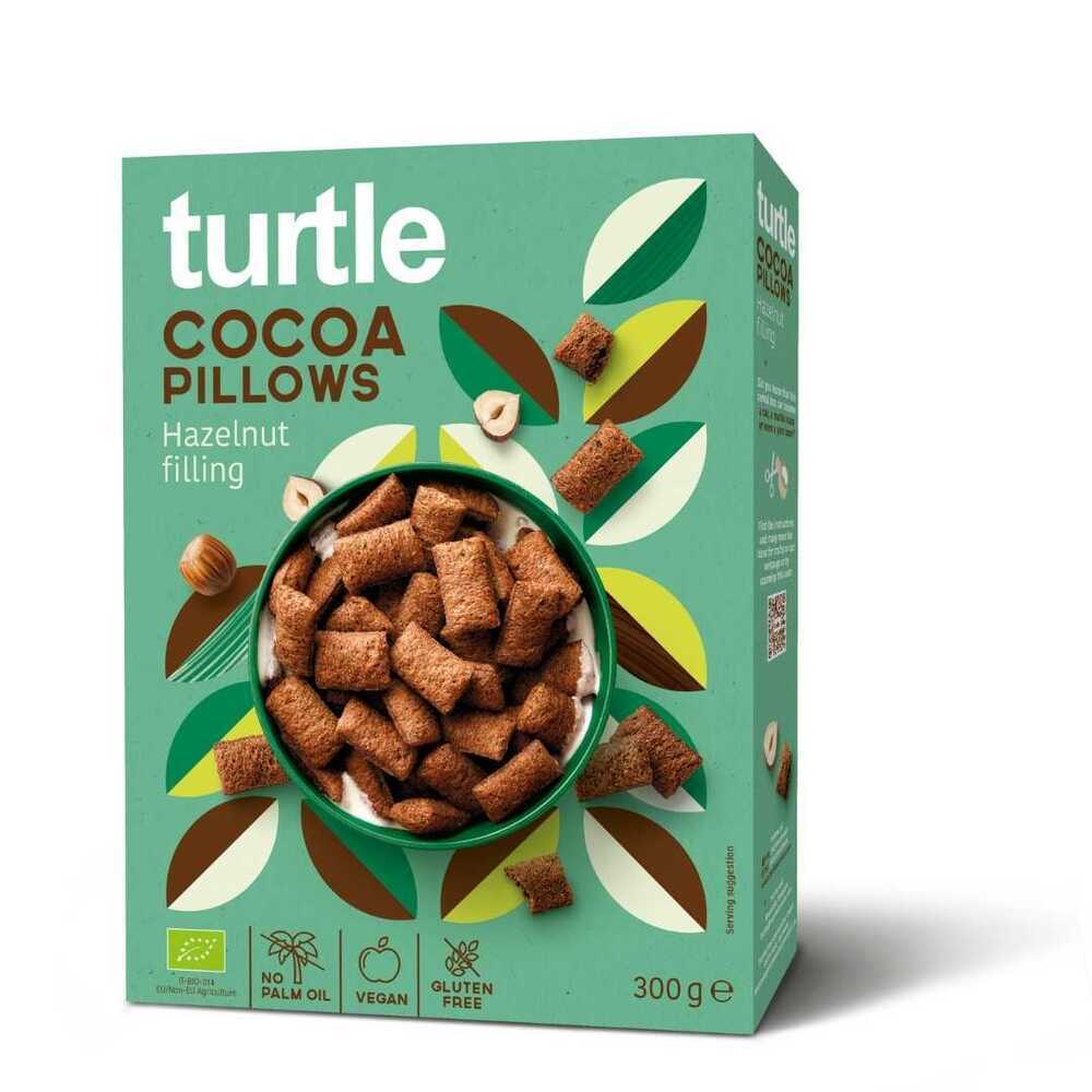 Turtle - Coussins au Cacao avec coeur de noisette