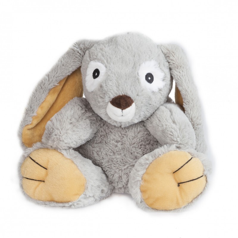 Pelucho - Peluche Bouillotte déhoussable Lapin - Made in France