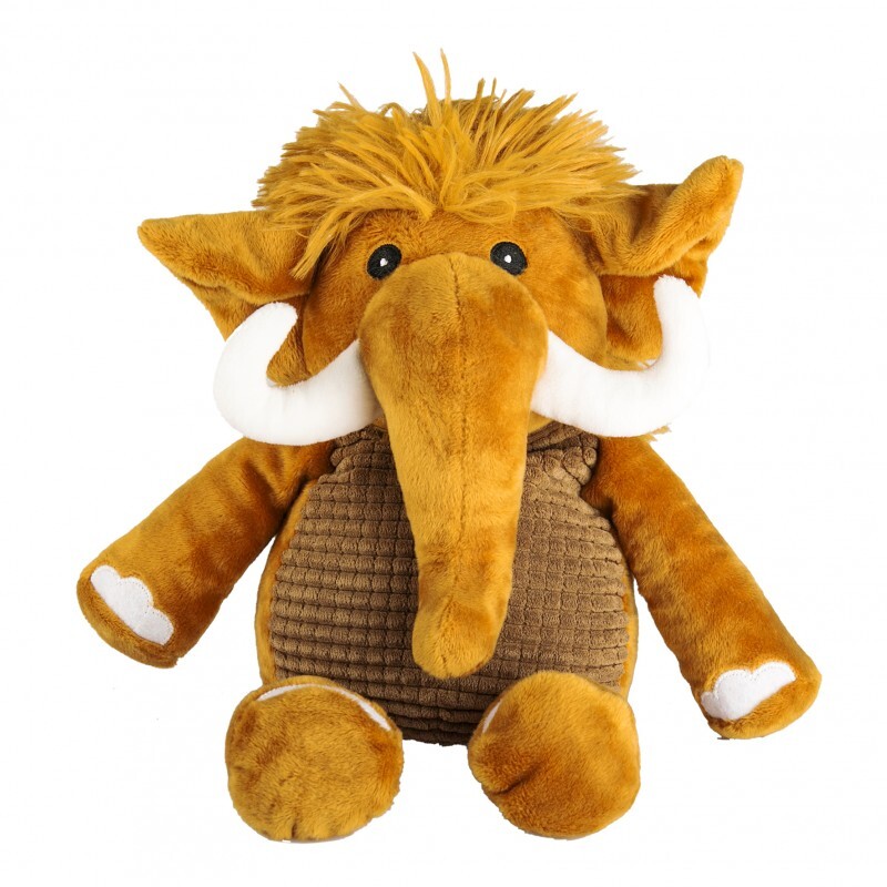 Pelucho - Peluche Bouillotte mammouth - Made in France