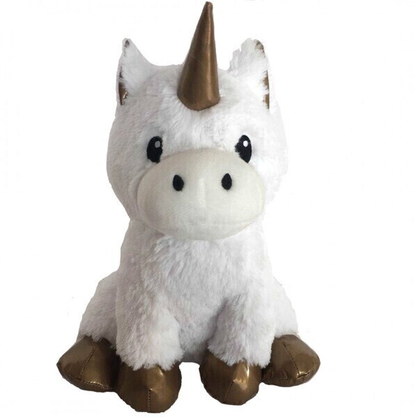 Pelucho - Peluche Bouillotte Licorne or - Made in France