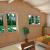 Abri de jardin bois LILAC 19,8m², plancher, madriers 44mm