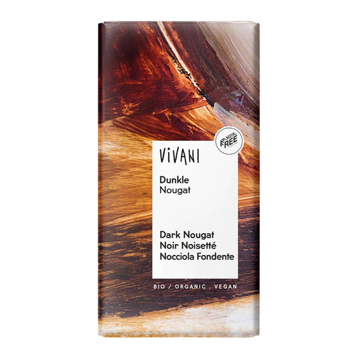 Vivani - Chocolat noir noisetté et nougat vegan 100g bio Vivani - Chocolat noir noisetté et nougat vegan 100g bio