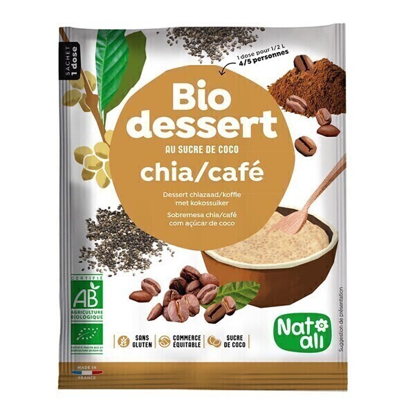 Natali - Préparation pour crème chia-café 60g bio