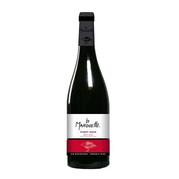 La Marouette - Vin rouge Pinot Noir - La Marouette - IGP Pays d'Oc 75cl bio