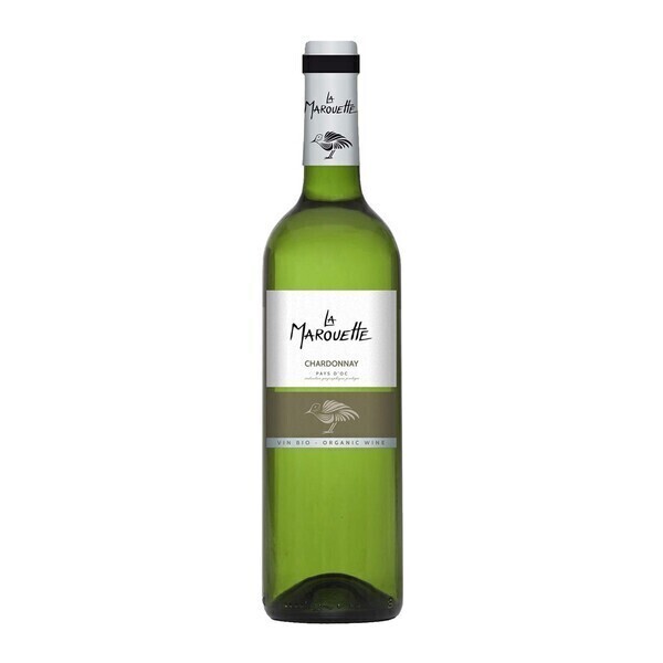 La Marouette - Vin blanc Chardonnay - La Marouette - IGP Pays d'Oc 75cl bio