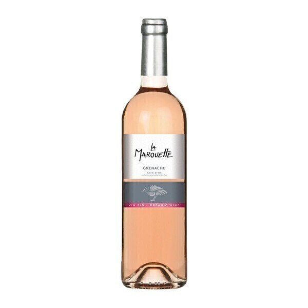 La Marouette - Vin rosé Grenache - La Marouette - IGP Pays d'Oc 75cl bio