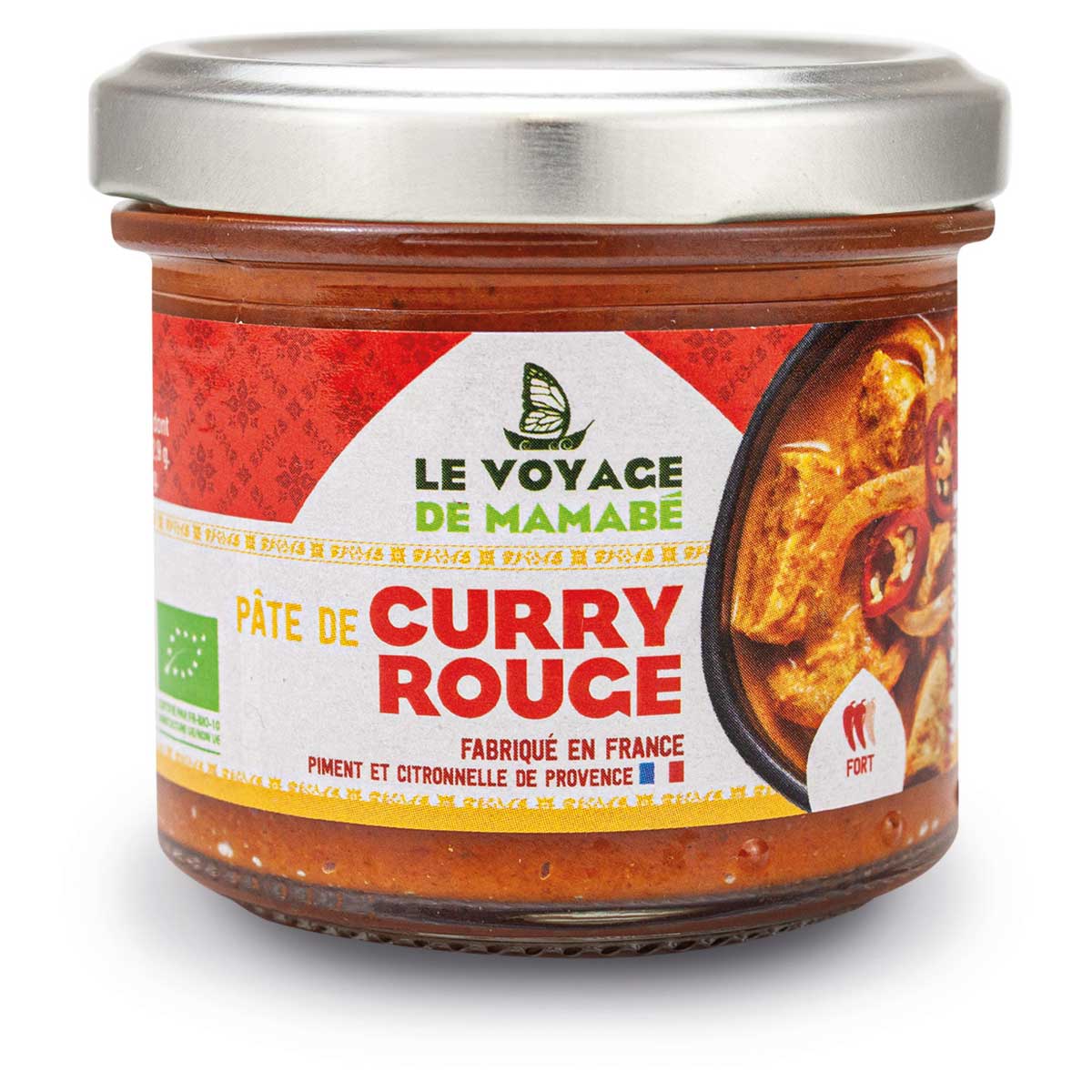 Le Voyage de Mamabé - Pâte de curry rouge 105g