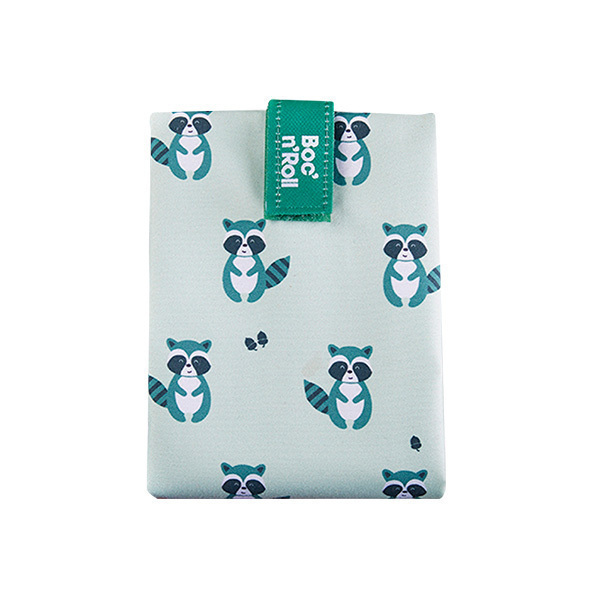 Roll'eat - Emballage sandwich Boc'n'Roll Animals Raccoon Roll'eat - Emballage sandwich Boc'n'Roll Animals Raccoon