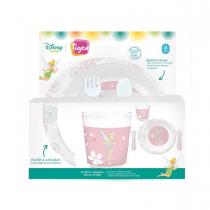 Tigex - Coffret vaisselle micro-ondes Fée Clochette pour bébé