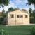 Abri de jardin bois SHELTY PLUS 18m², toiture en acier galvanis