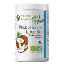 Planète au Naturel - Huile de Noix Coco Bio - 1 L