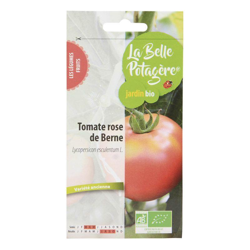 La Belle Potagère - Graines à semer - Tomate Rose de Berne - 0,15 g La Belle Potagère - Graines à semer - Tomate Rose de Berne - 0,15 g