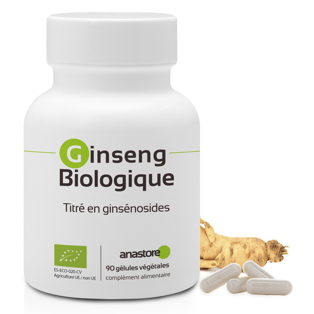 Anastore - Ginseng Rouge Bio * 200 mg / 90 gélules