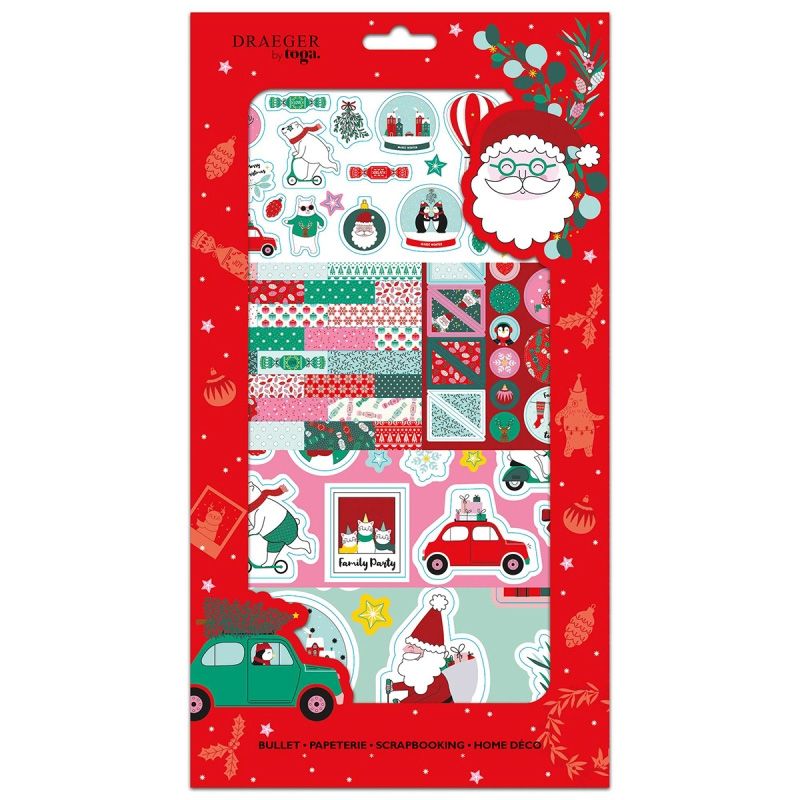 DRAEGER - Kit de stickers et dies de Noël