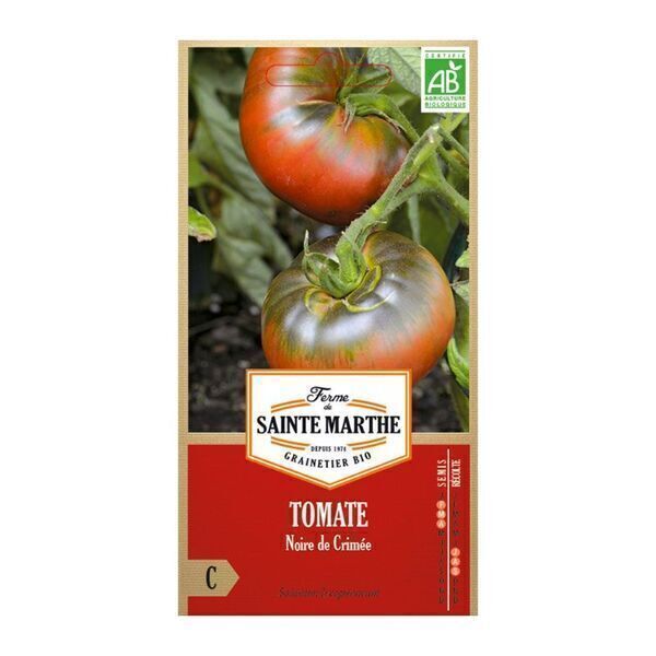 La Ferme de St Marthe - Tomate Noire de Crimée bio - Graines à semer