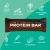 Protein Bar 'Chocolate' (3 x 50 g) - Bio & Vegan
