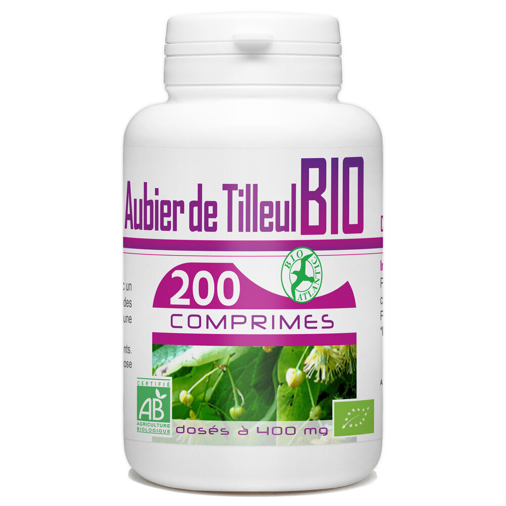Bio Atlantic - Aubier de Tilleul Bio - 400 mg - 200 Comprimés
