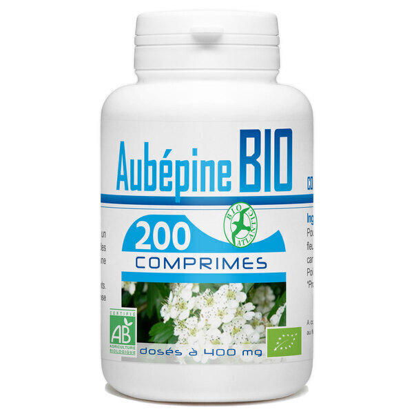 Bio Atlantic - Aubépine Bio - 400 mg - 200 comprimés
