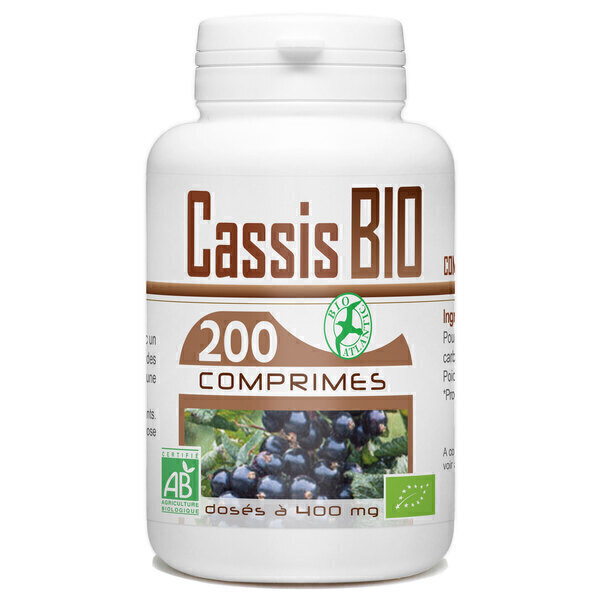 Bio Atlantic - Cassis Biologique - 400 mg - 200 Comprimés