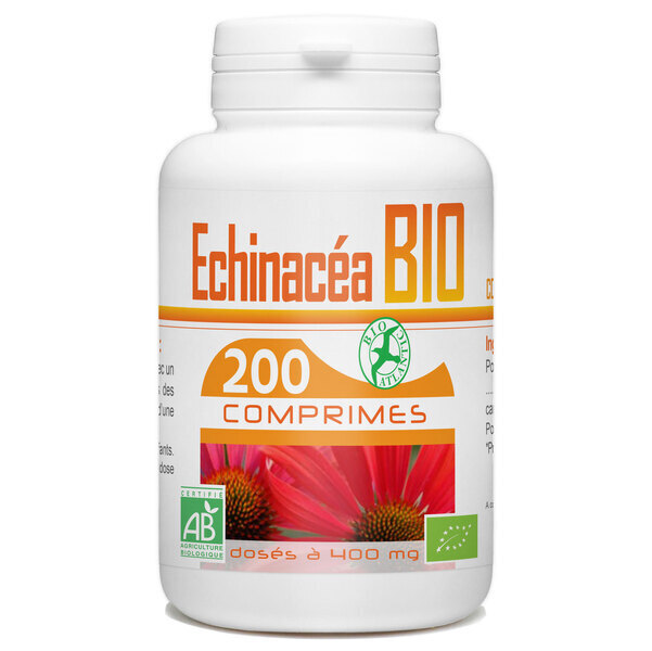 Bio Atlantic - Echinacéa Bio - 400 mg - 200 comprimés