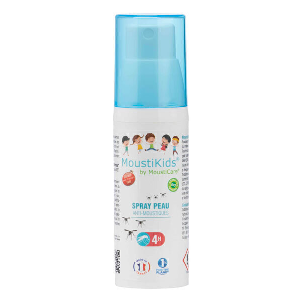 Mousticare - Spray peau anti-moustiques enfants Moustikids 30ml