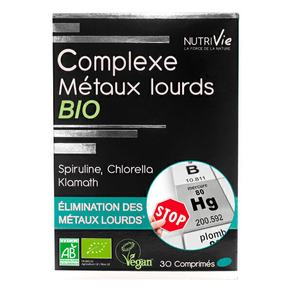 NutriVie - Complexe métaux lourds Bio x30