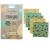 Bee wrap - Pack 5 PETITS - Emballage alimentaire réutilisable