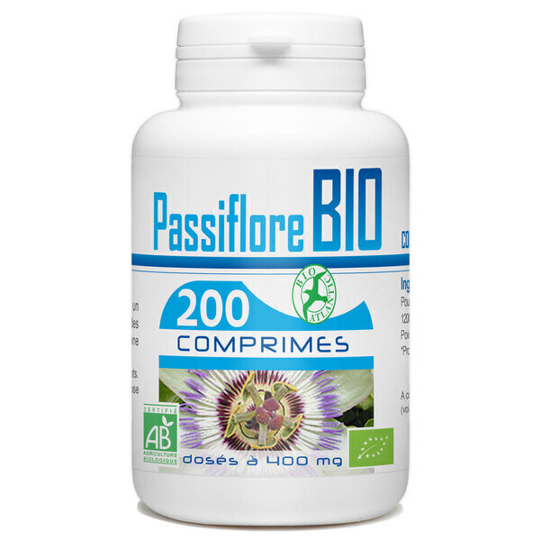 Bio Atlantic - Passiflore Bio - 400 mg - 200 comprimés