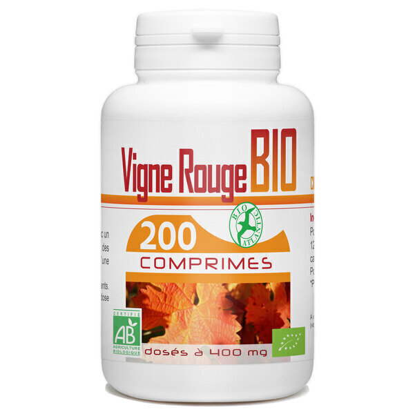 Bio Atlantic - Vigne Rouge Bio - 400 mg - 200 comprimés
