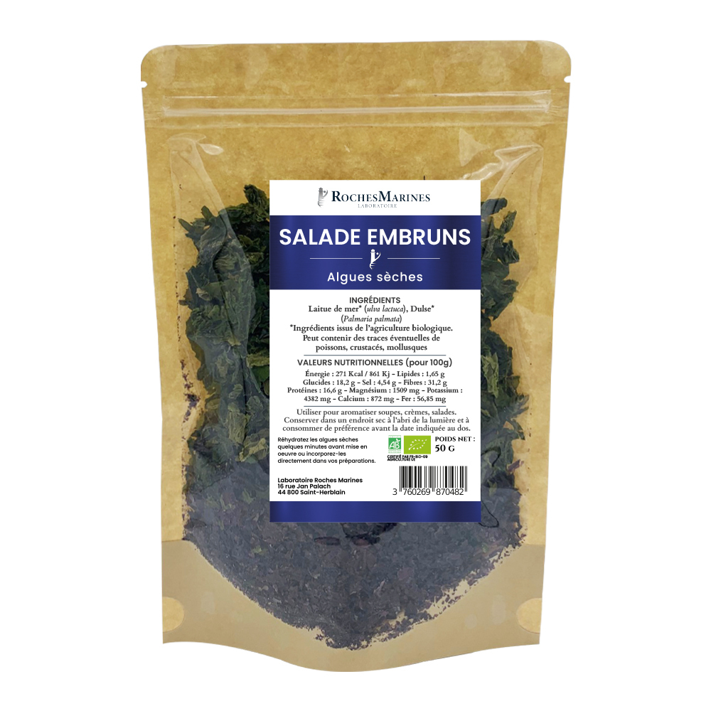 Roches Marines - Salade Embruns algue sèche en paillettes