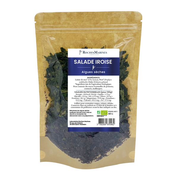 Roches Marines - Salade Iroise algue sèche en paillettes